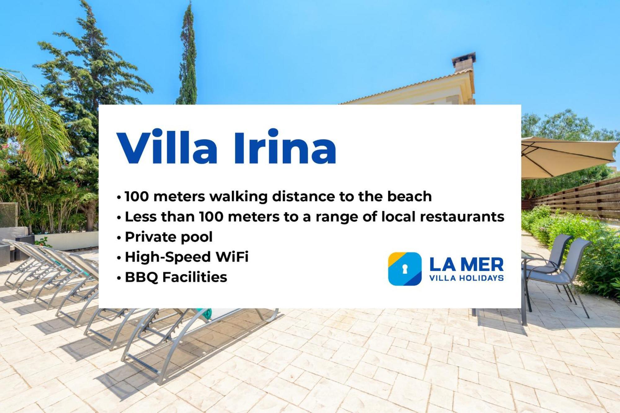 Villa Irina Paralimni Bagian luar foto